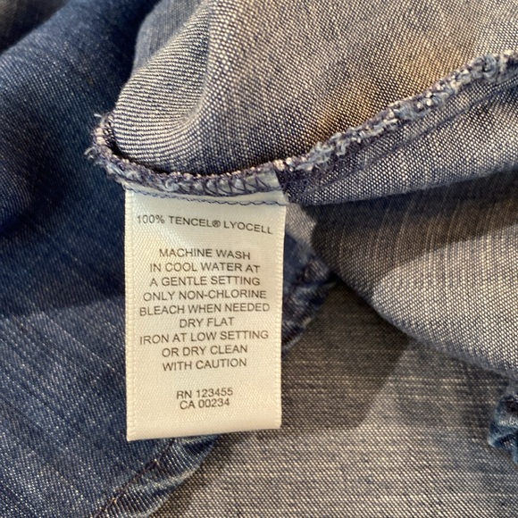 Lord & Taylor - denim look dress  Size S. petite - Picture 4 of 6